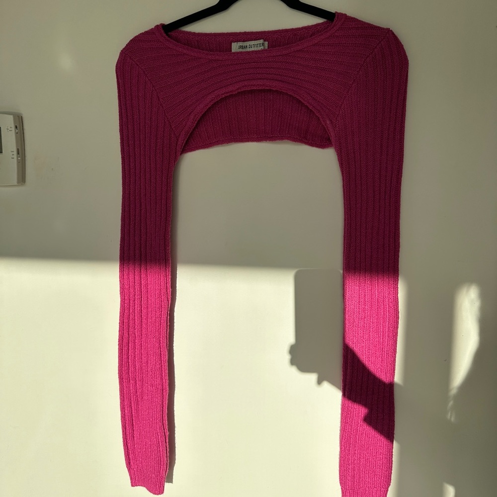 Urban outfitters berry shrug